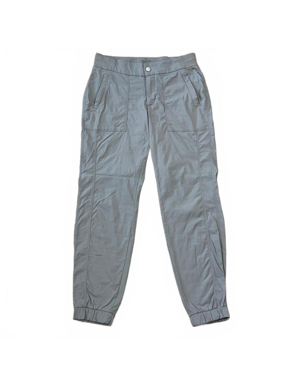 Athleta Gray Trekkie Jogger 2.0 Pants Womens Size 4 Hiking Travel
